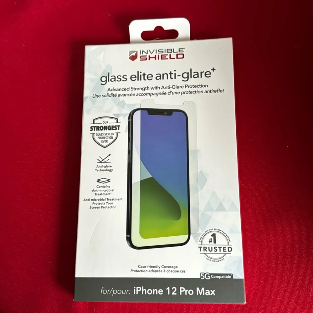 New In Box Zagg Invisible Shield screen protector. iPhone 12 Pro Max